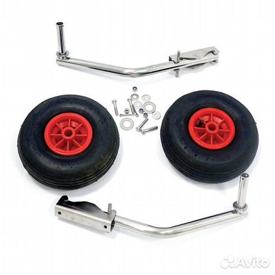 Колёса транцевые быстросъёмные Poseidon 060211T 260мм 535мм универсальные из нержавеющей стали aisi3