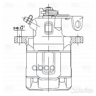 Суппорт торм. для а/м Skoda Octavia (96) /VW Golf