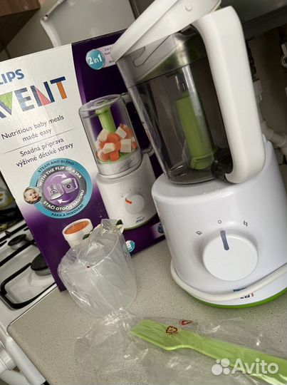 Пароварка блендер avent