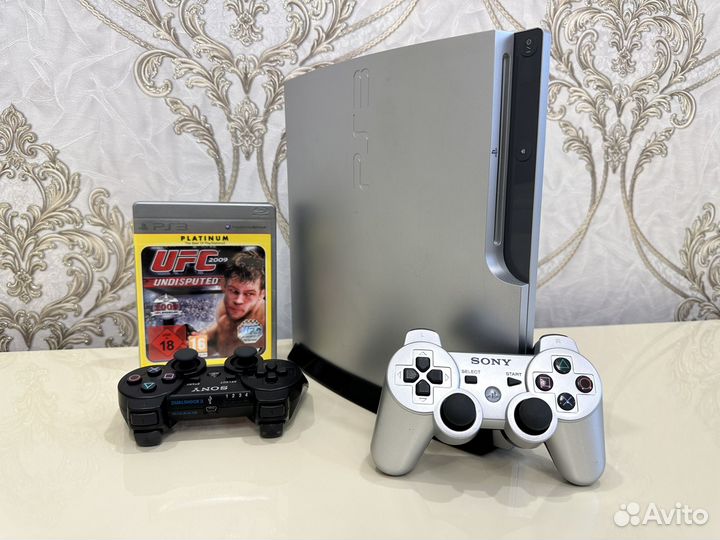 Sony PS3 Slim прошитая 320gb + Игры