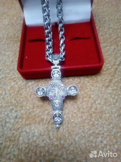 Крест мощевик