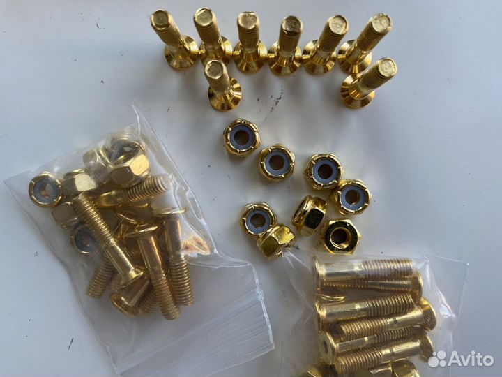 Болты для скейтборда 25mm gold