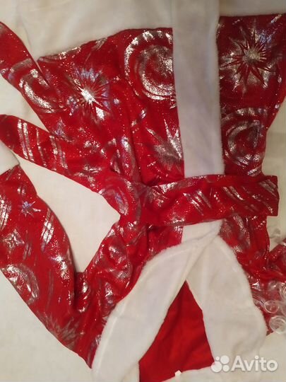 Костюм новогодний Деда Мороза