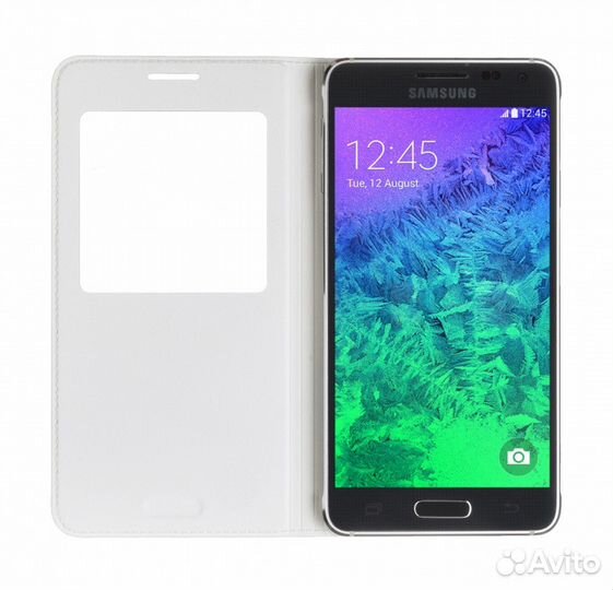 Оригинальные Чехлы S-View Cover для Samsung Alpha