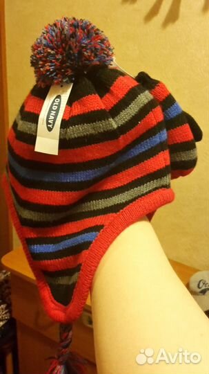 Шапка и варежки осень-зима