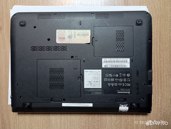 Ноутбук lenovo ideapad S12 20021