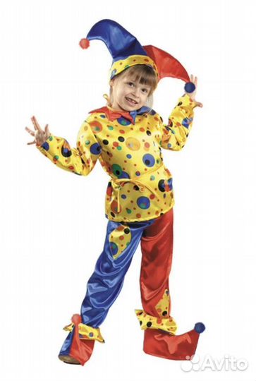 Костюм Петрушки детский, 146 см