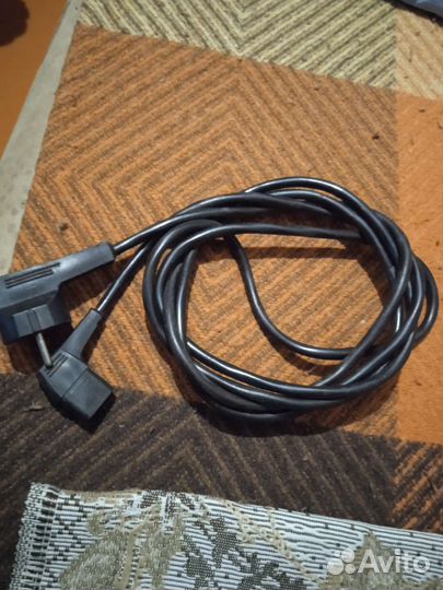 Кабель питания для оргтехники с угловым штек. 2,5м