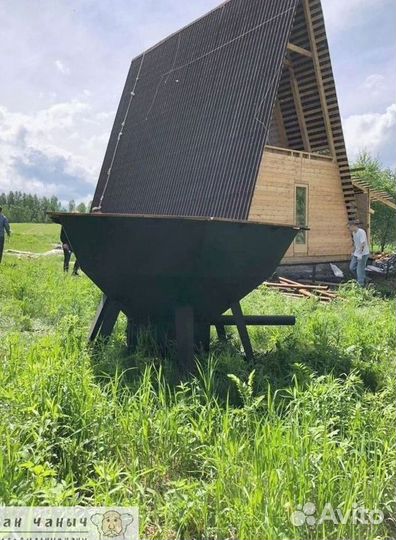 Банный чан с подогревом