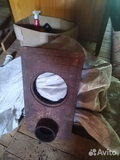 Печь буржуйка чугунная разборная СССР