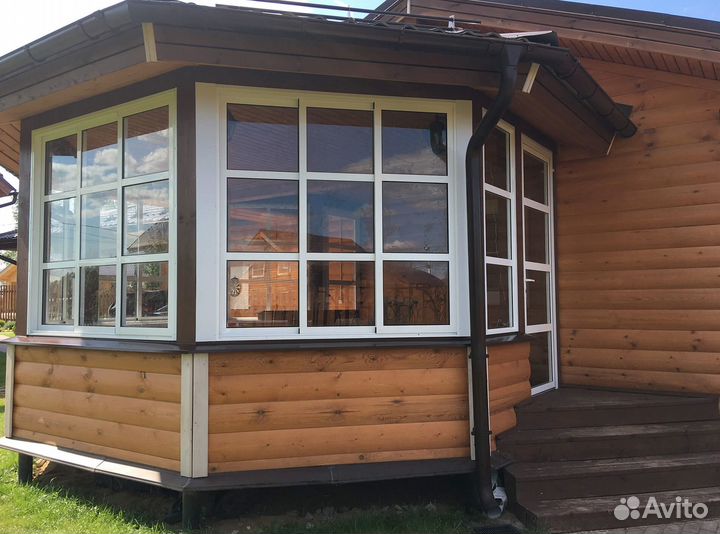 Остекление терассы распашное