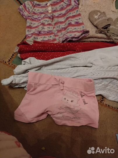 Детские вещи на девочку пакетом 80 86 92