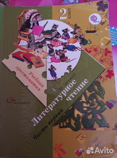 Учебник 2класс по литературному чтению. Ефросининс