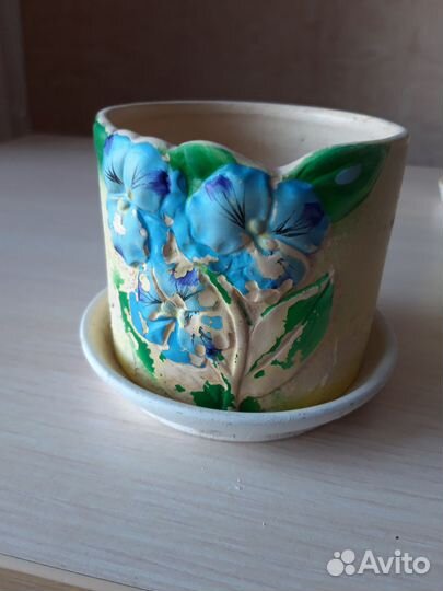 Горшочки цветочные керамика