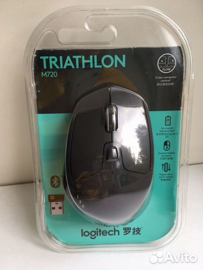 Компьютерная беспроводная мышь Logitech M720 Triat