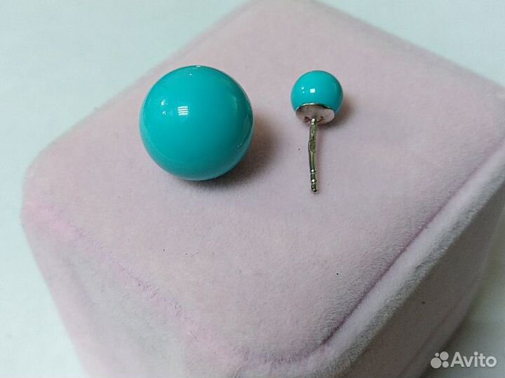 Серьга одна 925 пробы