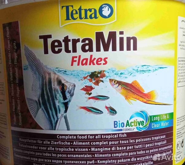 Корм для аквариумных рыб Тетрамин TetraMin Flakes