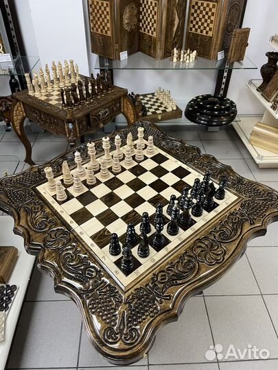 Шахматы шашки нарды 3в1