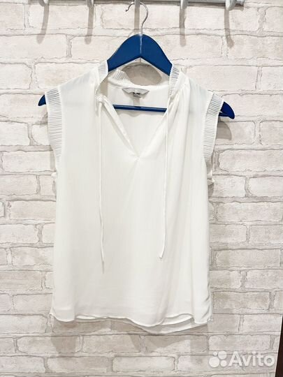 Блуза hm белая 36