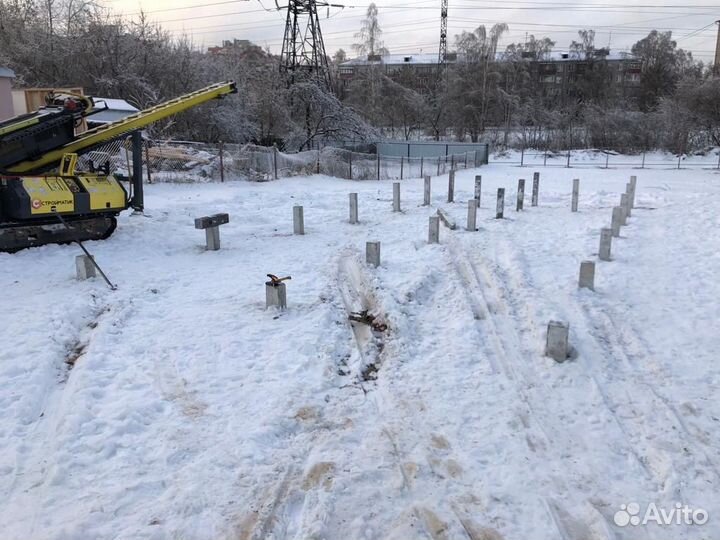 Забивка свай Дальнее Константиново