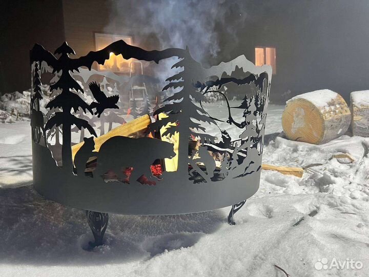 Костровая чаша. Чаша костровая. Очаг. Костровище