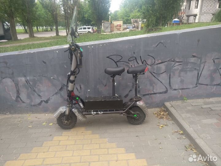 Электросамокат Kugoo GX Jilong, 2*1200вт/52В/47Ач