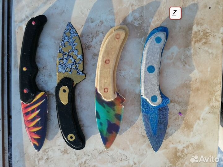 Деревянные ножи из игр ручной работы
