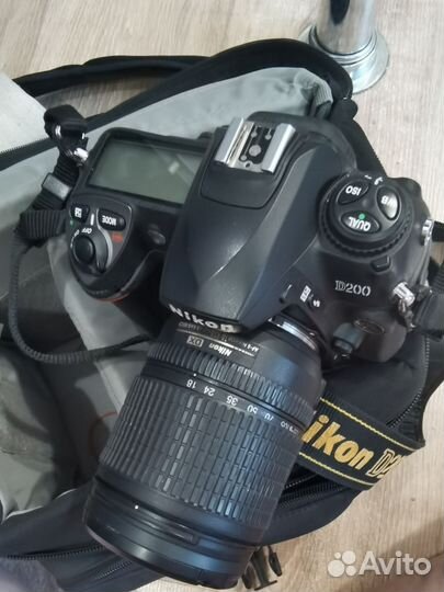 Зеркальный фотоаппарат nikon d200