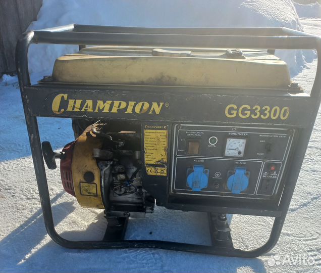 Генератор бензиновый Champion GG3300