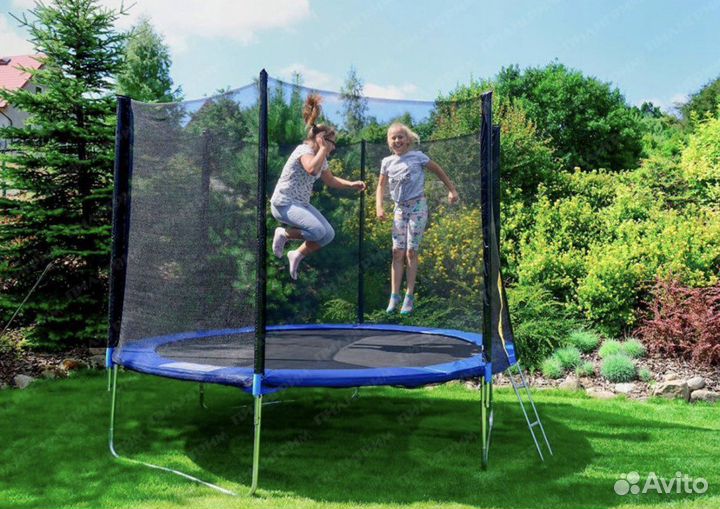 Батут с сеткой