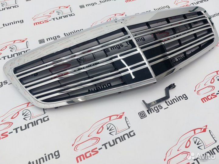 Решетка Mercedes S-class w221 в стиле S63/S65 AMG