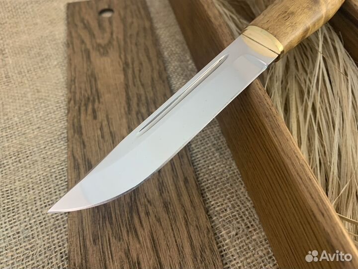 Финский нож пуукко N690 кованый для охоты