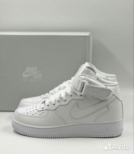 Nike Air Force 1 Высокие Белые для стильного образ