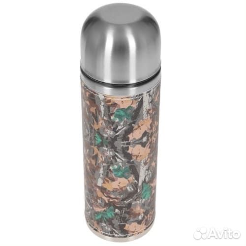 Термос 1 л в оплётке Арктика (108-1000Х), хаки