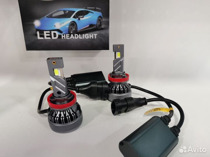 LED лампы h11 9-36v 150w/15000lm/6000K