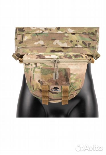 Напашный универсальный подсумок А-20 Пакман мох