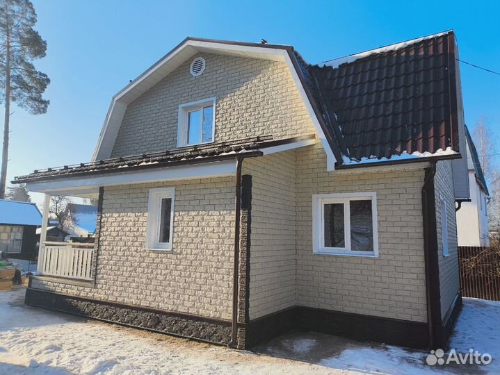 Фасадные работы Отделка фасада сайдинг блок-хауз