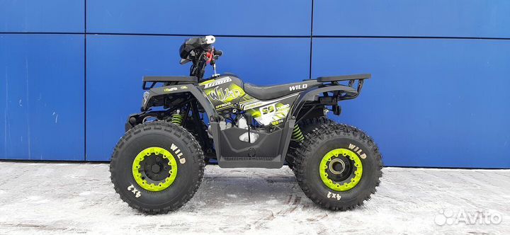 Квадроцикл Motoland wild 125 черный