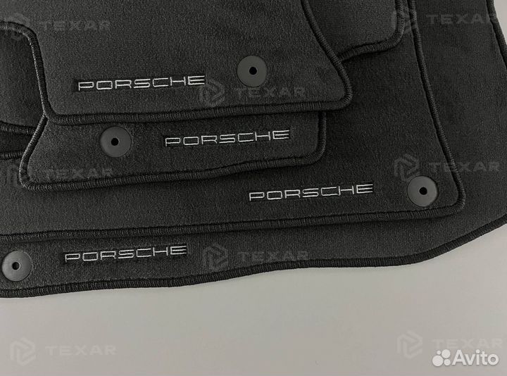 Коврики Porsche Cayenne II велюровые