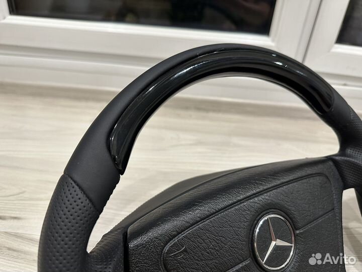 Руль Mercedes Victor DB3 Чёрное дерево