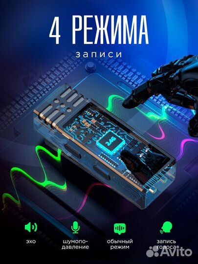 Микрофон петличный беспроводной для iPhone и Andro