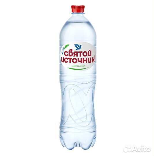 Минеральная вода Святой Источник газированная 1,5л