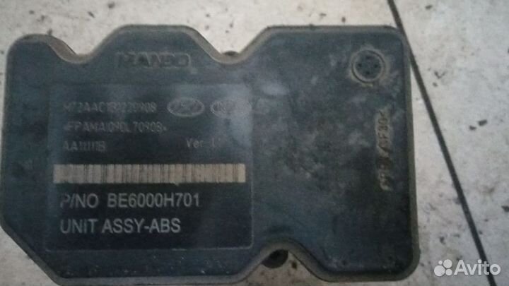 Блок abs hyundai solaris kia rio 3