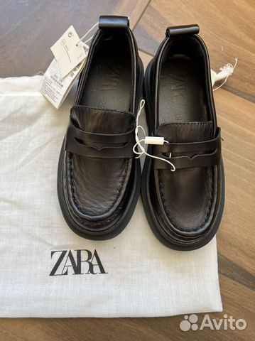 Лоферы новые Zara 29 размер кожа