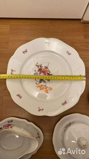 Сервиз чайный столовый Мейсенский букет