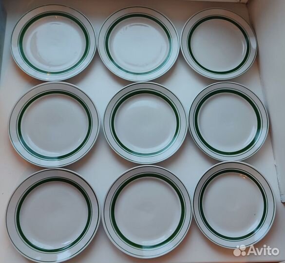 Тарелки СССР 9 шт. Дулёвский фарфор