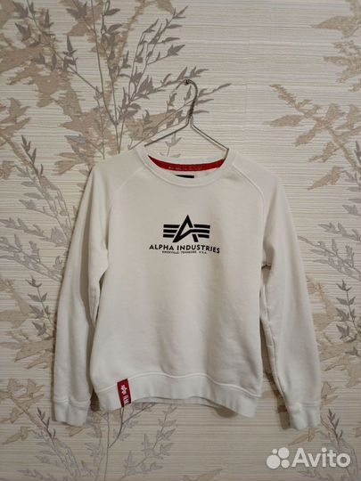 Свитшот alpha industries оригинал