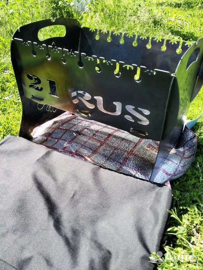 Мангал 21RUS Козловка+чехол+кочерга+2полки