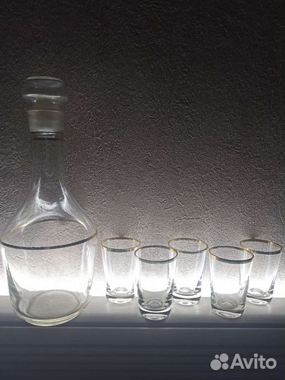 Графин и стопки СССР