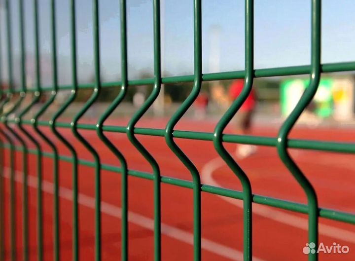 Забор из 3D сетки под ключ + Установка + Доставка